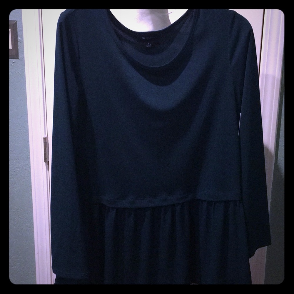 New AB studio long sleeve blouse size large